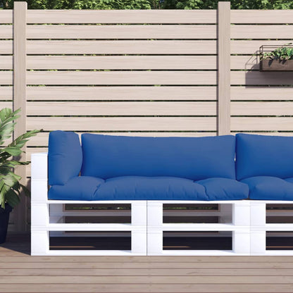 vidaXL Pallet Cushions 3 pcs Blue Fabric 1