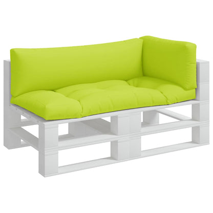 vidaXL Pallet Cushions 3 pcs Bright Green Fabric 3