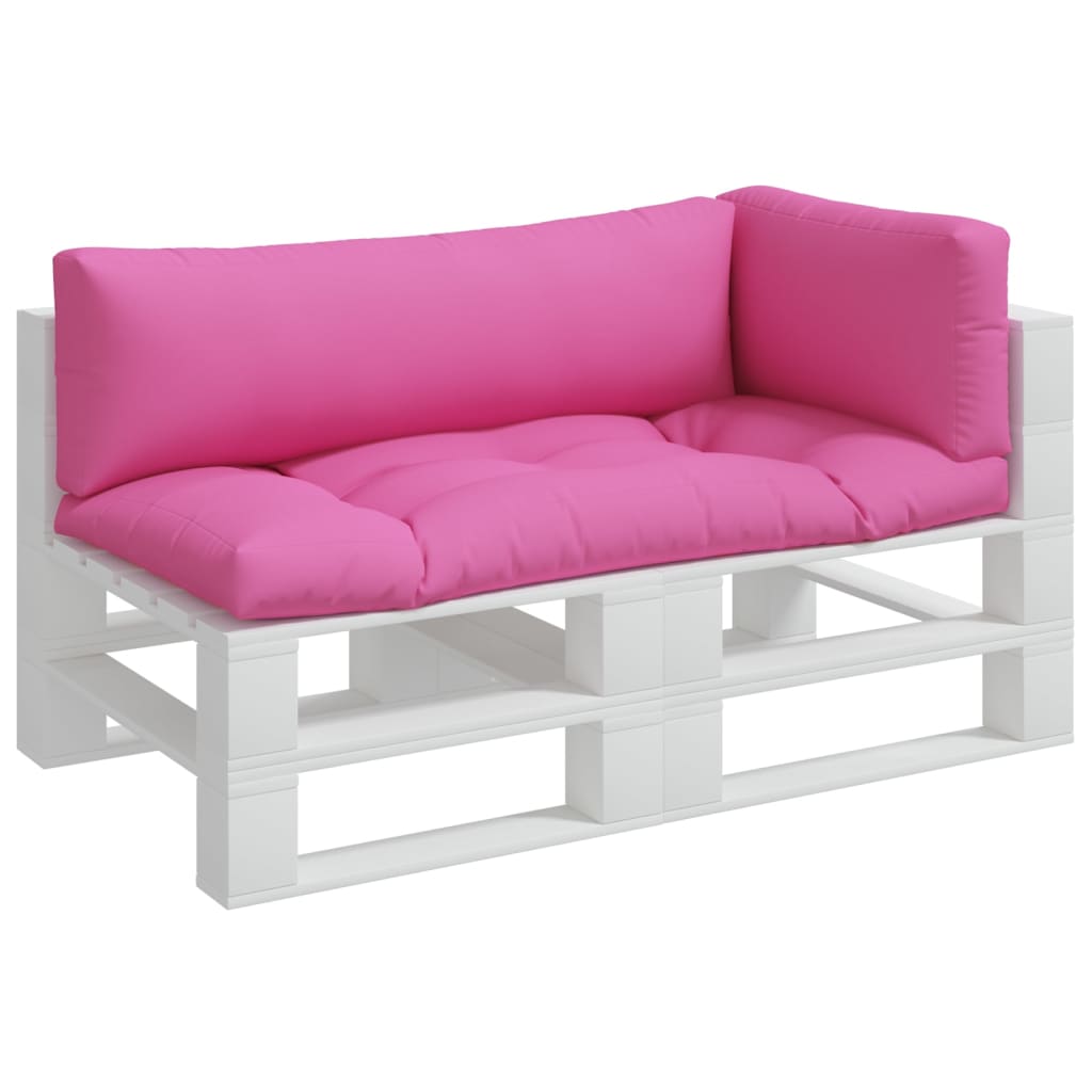 vidaXL Pallet Cushions 3 pcs Pink Oxford Fabric 3