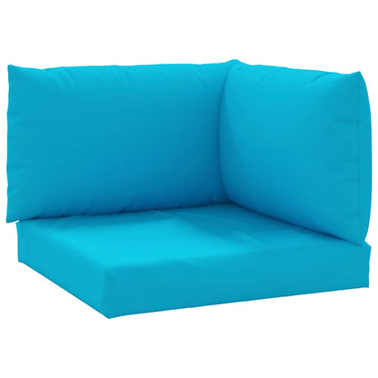 vidaXL Pallet Cushions 3 pcs Light Blue Oxford Fabric 2