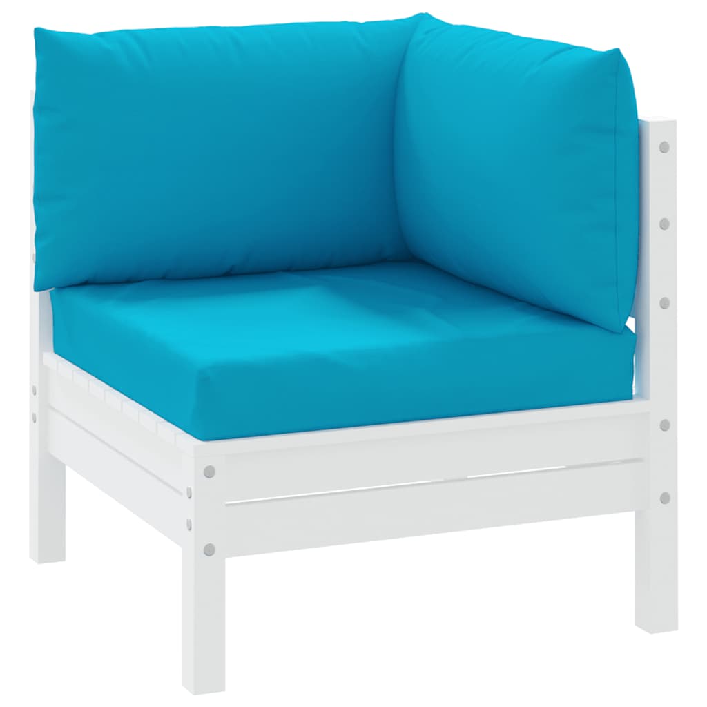 vidaXL Pallet Cushions 3 pcs Light Blue Oxford Fabric 3