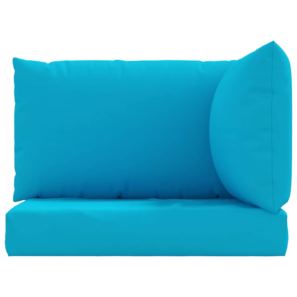 vidaXL Pallet Cushions 3 pcs Light Blue Oxford Fabric 4