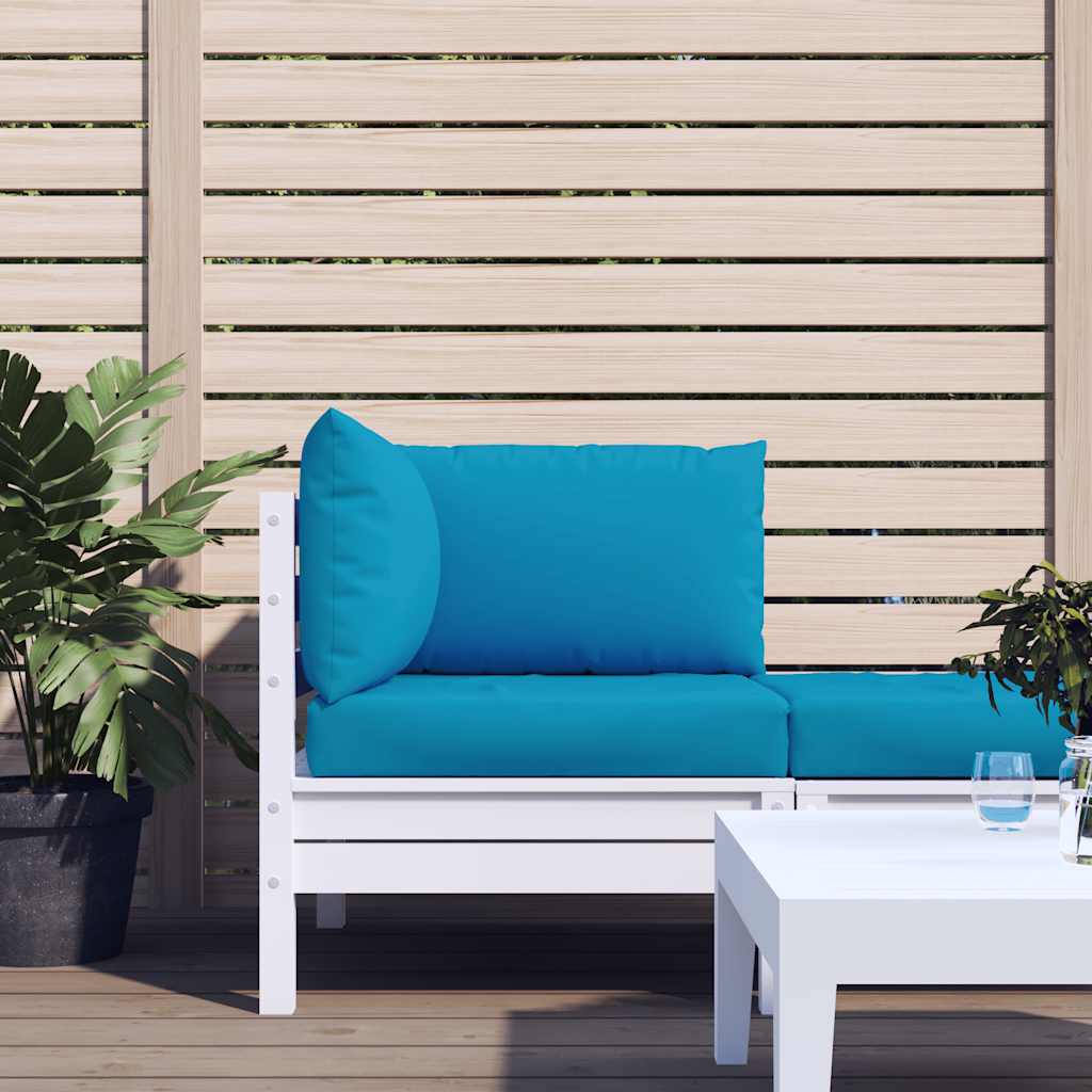 vidaXL Pallet Cushions 3 pcs Light Blue Oxford Fabric 1