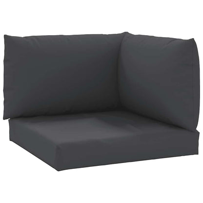vidaXL Pallet Cushions 3 pcs Black Oxford Fabric 2
