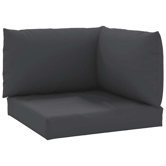 vidaXL Pallet Cushions 3 pcs Black Oxford Fabric 2