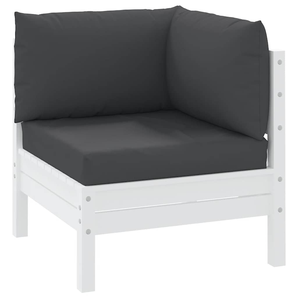 vidaXL Pallet Cushions 3 pcs Black Oxford Fabric 3