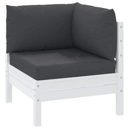 vidaXL Pallet Cushions 3 pcs Black Oxford Fabric 3