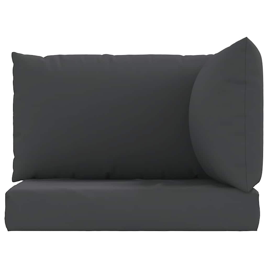 vidaXL Pallet Cushions 3 pcs Black Oxford Fabric 4