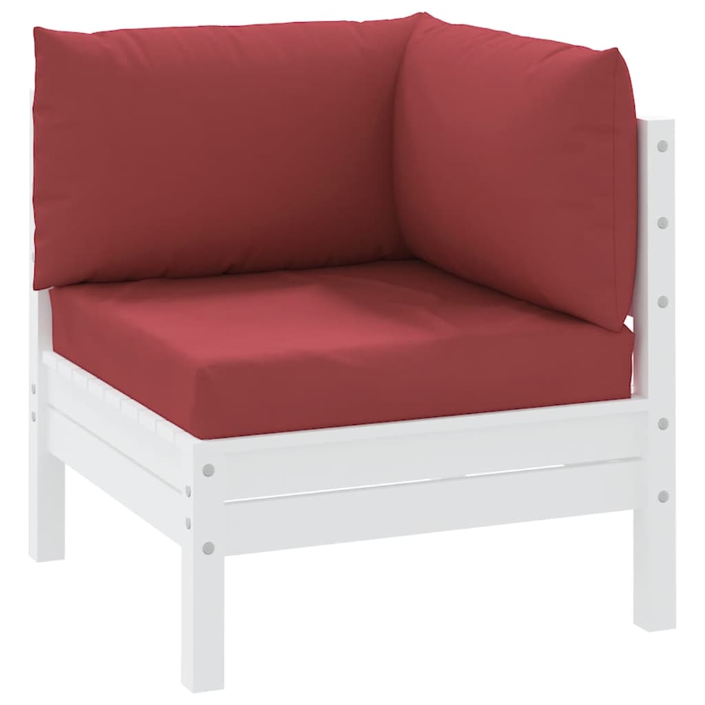 vidaXL Pallet Cushions 3 pcs Wine Red Oxford Fabric 3