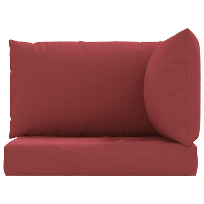 vidaXL Pallet Cushions 3 pcs Wine Red Oxford Fabric 4