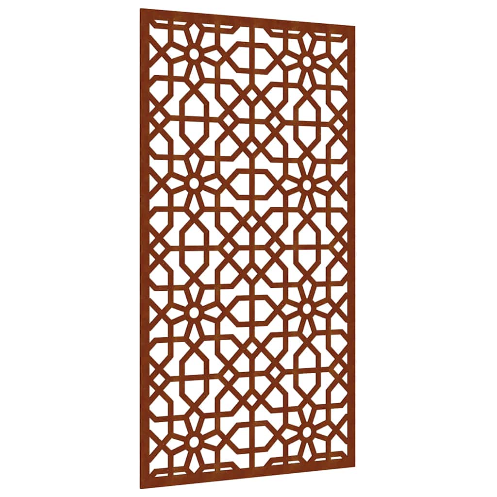vidaXL Garden Wall Decoration 105x55 cm Corten Steel Moorish Design 2