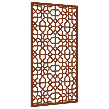 vidaXL Garden Wall Decoration 105x55 cm Corten Steel Moorish Design 2