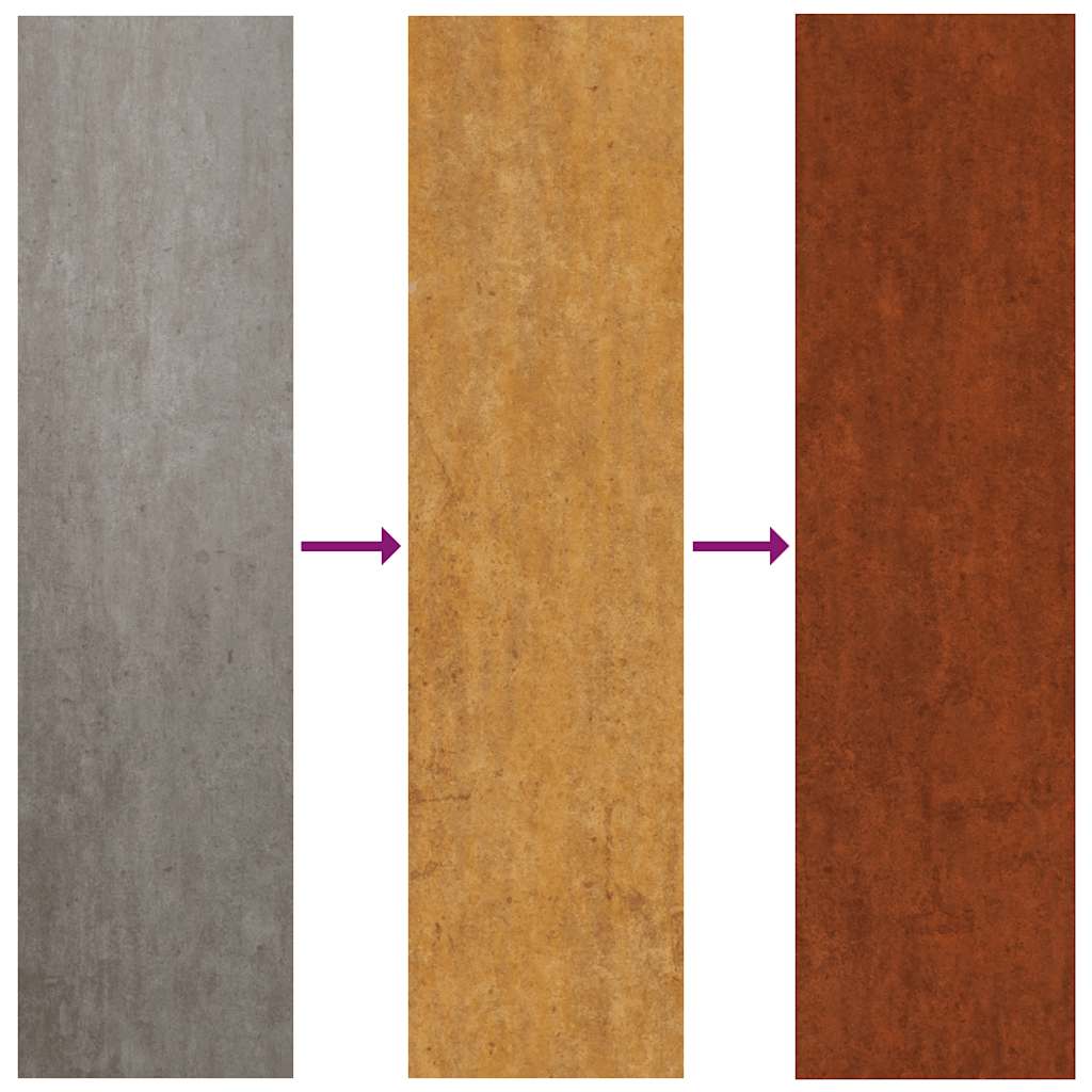 vidaXL Garden Wall Decoration 105x55 cm Corten Steel Moorish Design 6
