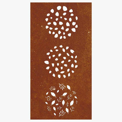 vidaXL Garden Wall Decoration 105x55 cm Corten Steel Leaf Design 5