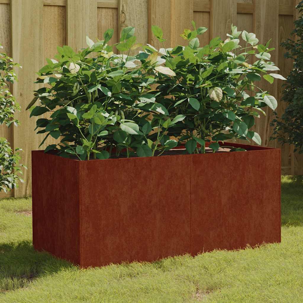 vidaXL Garden Raised Bed Corten Steel Height 40 cm