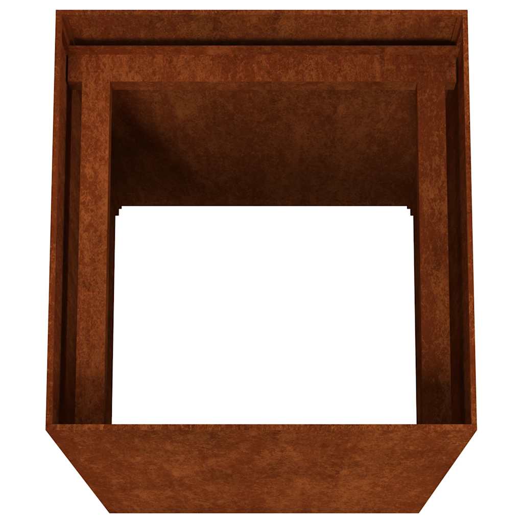 vidaXL Planter 40x40x80 cm Corten Steel 5