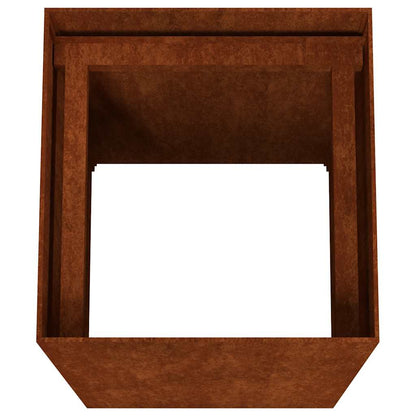 vidaXL Planter 40x40x80 cm Corten Steel 5