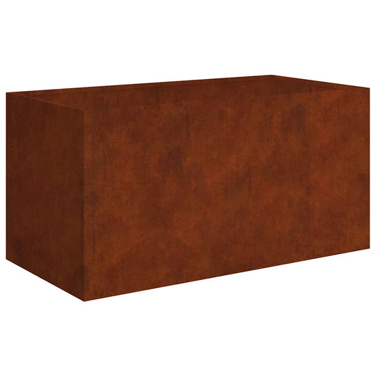 vidaXL Planter 80x40x40 cm Corten Steel 2