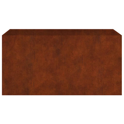 vidaXL Planter 80x40x40 cm Corten Steel 4