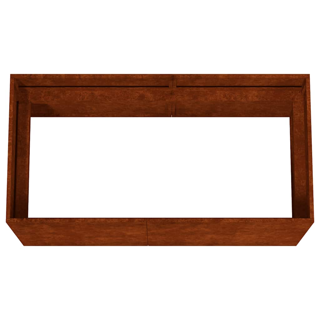 vidaXL Planter 80x40x40 cm Corten Steel 5
