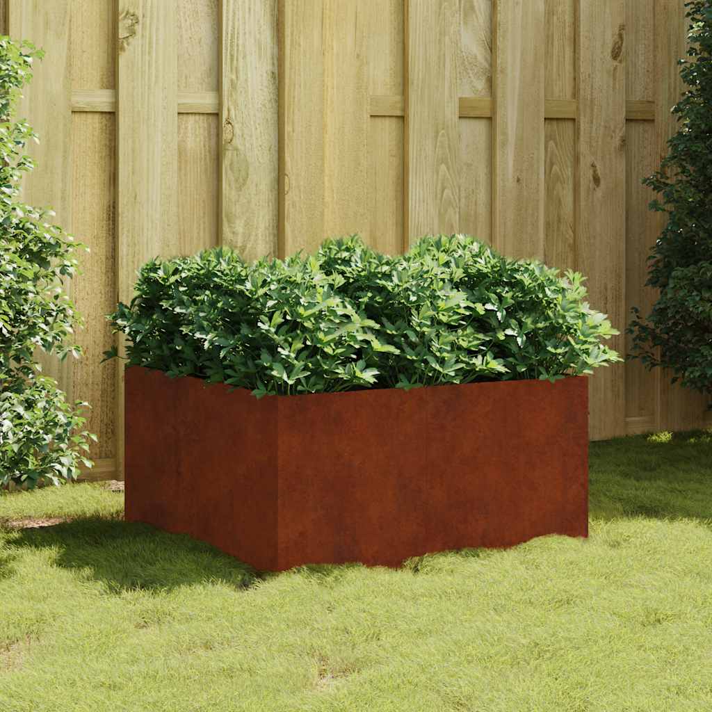 vidaXL Garden Raised Bed Corten Steel Height 40 cm