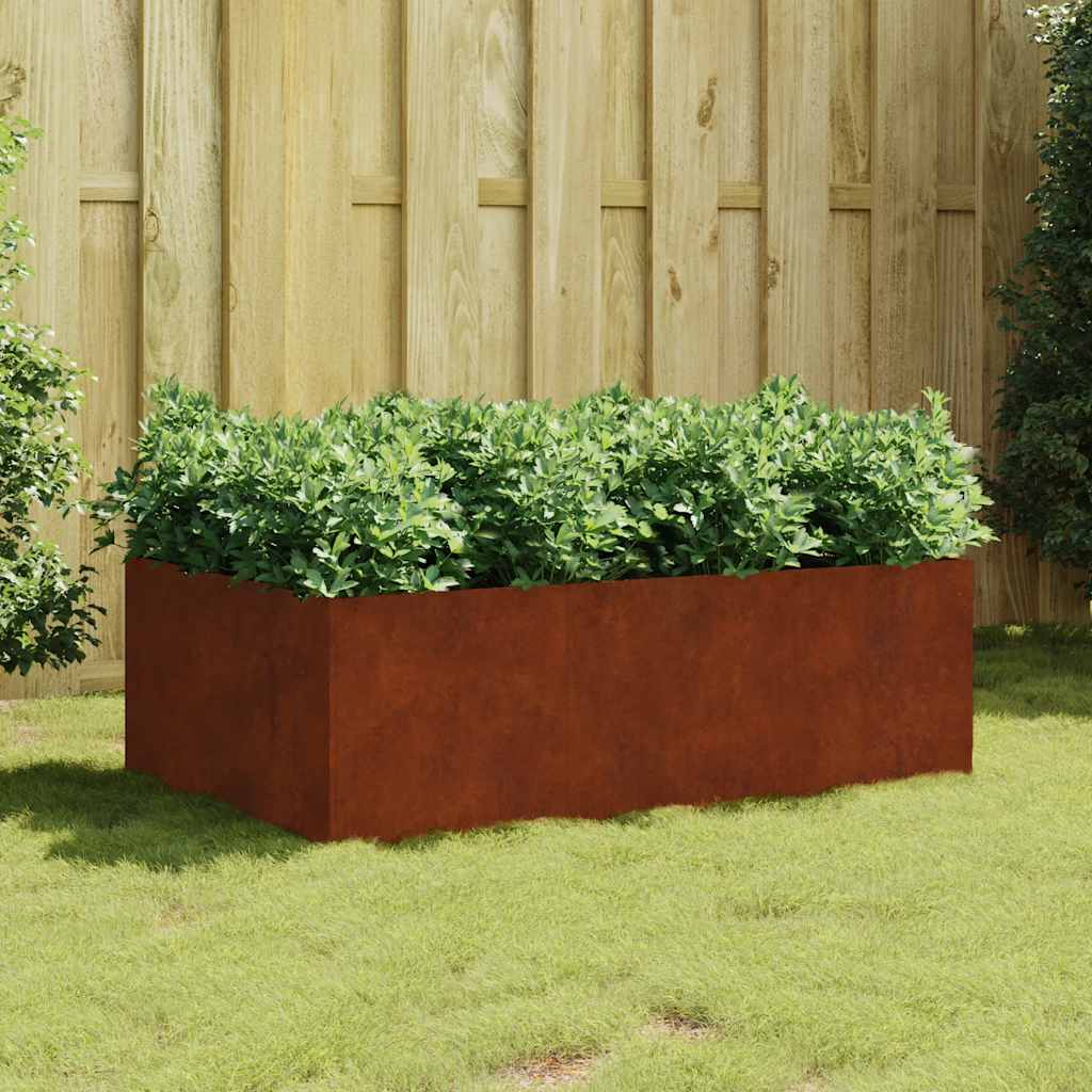 vidaXL Garden Raised Bed Corten Steel Height 40 cm