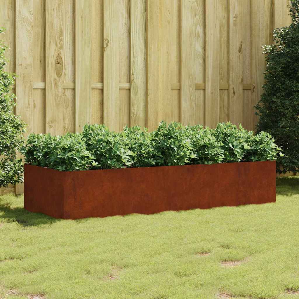 vidaXL Garden Raised Bed Corten Steel Height 40 cm