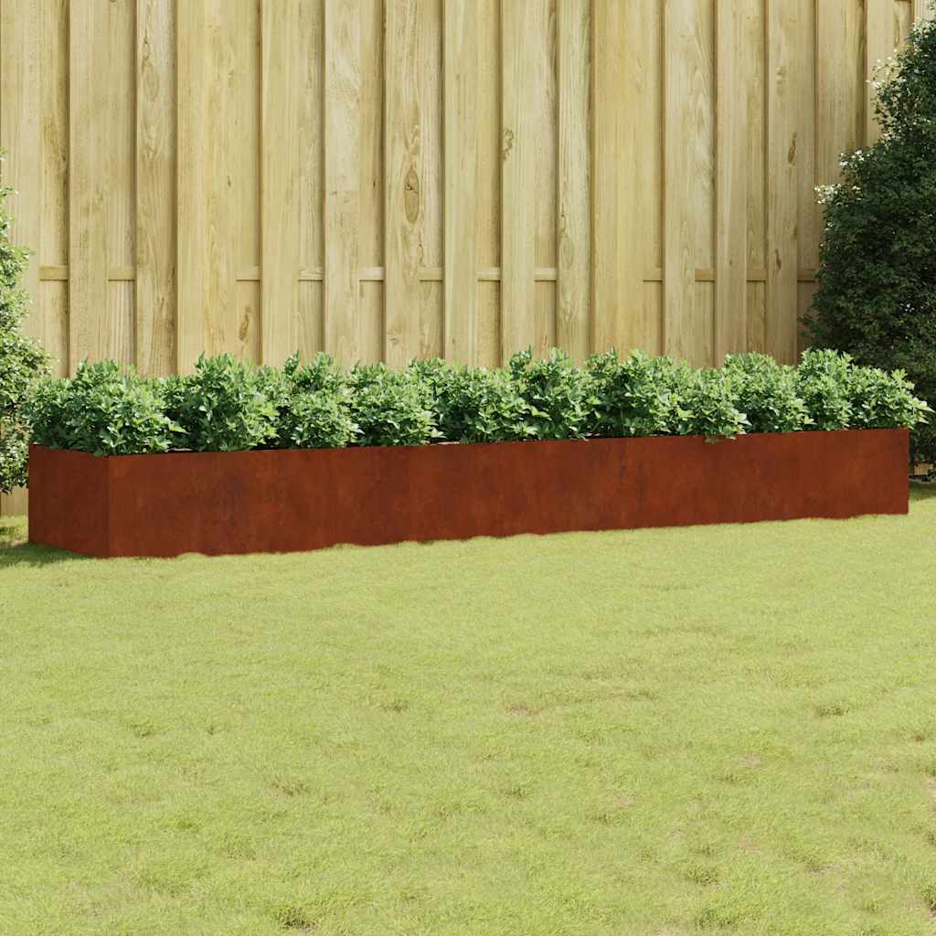 vidaXL Garden Raised Bed Corten Steel Height 40 cm