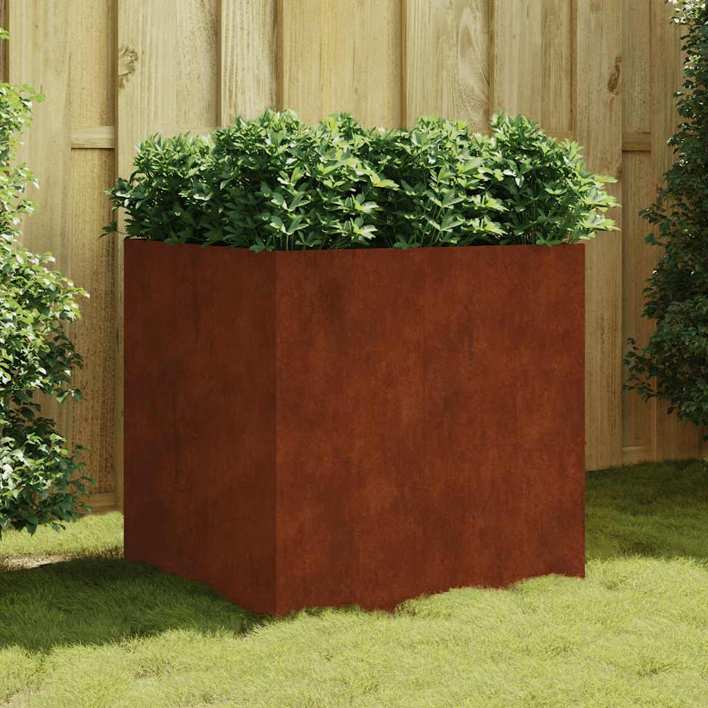 Garden Raised Bed Corten Steel Height 80 cm 80 cm 80 cm