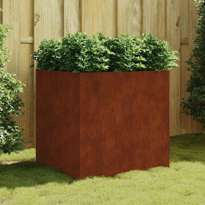 Garden Raised Bed Corten Steel Height 80 cm 80 cm 80 cm