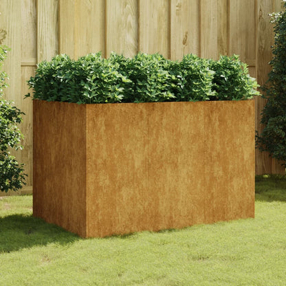 Garden Raised Bed Corten Steel Height 80 cm 120 cm 80 cm