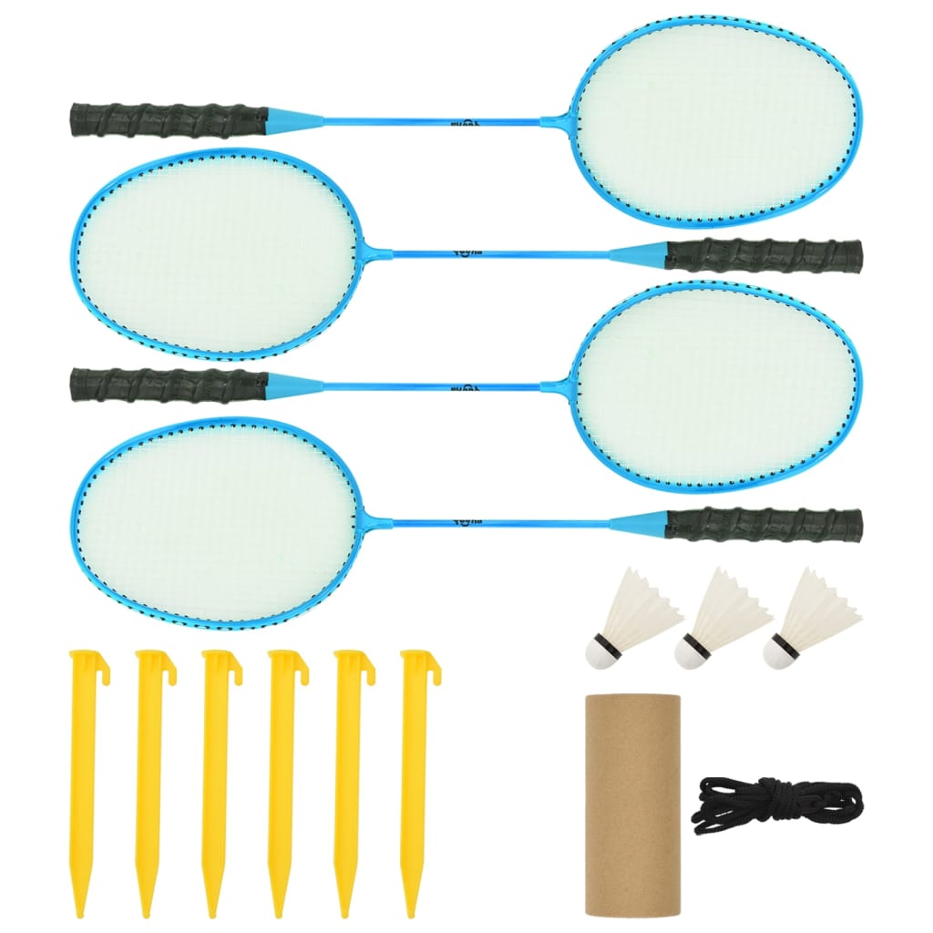 vidaXL Badminton Net Yellow and Black 600x155 cm PE Fabric 6