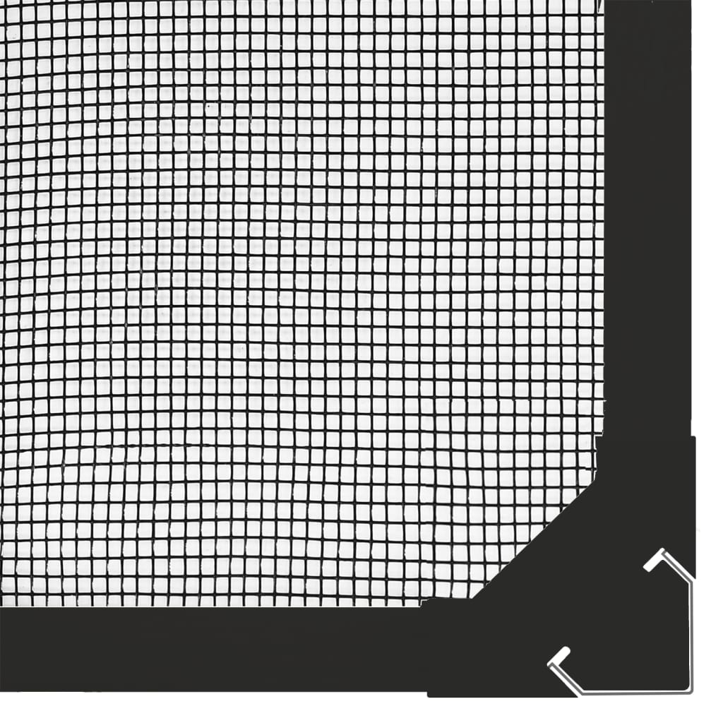 vidaXL Magnetic Insect Screen for Windows Anthracite 80x140 cm 5