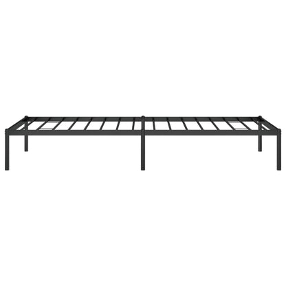 vidaXL Metal Bed Frame without Mattress Black 80x200cm 6