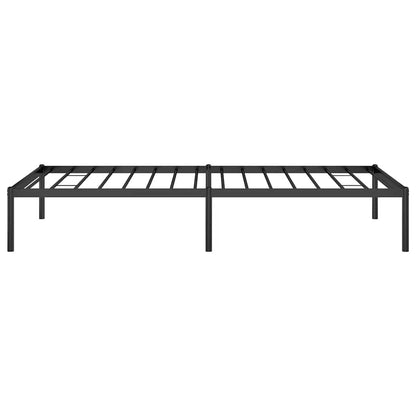 vidaXL Metal Bed Frame without Mattress Black 90x190cm 6
