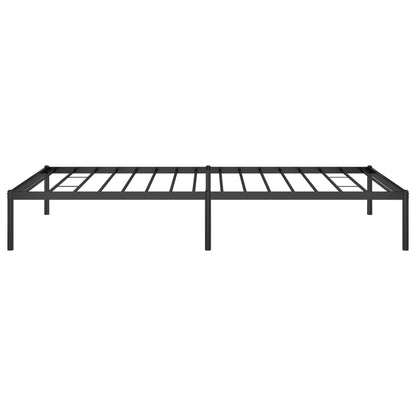 vidaXL Metal Bed Frame without Mattress Black 107x203cm 6