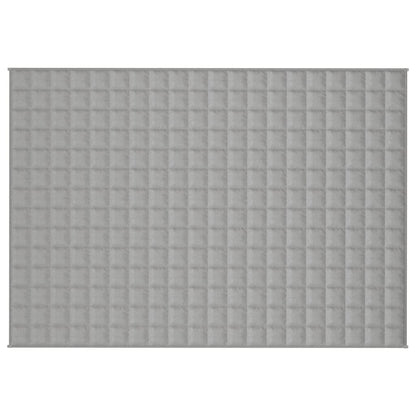 vidaXL Weighted Blanket Grey 137x200 cm Single 6 kg Fabric 3