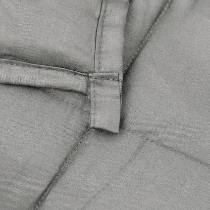 vidaXL Weighted Blanket Grey 200x220 cm 9 kg Fabric 5