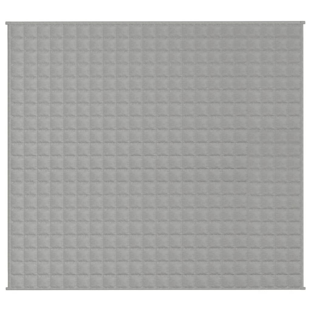 vidaXL Weighted Blanket Grey 200x230 cm 9 kg Fabric 3