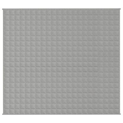 vidaXL Weighted Blanket Grey 200x230 cm 9 kg Fabric 3