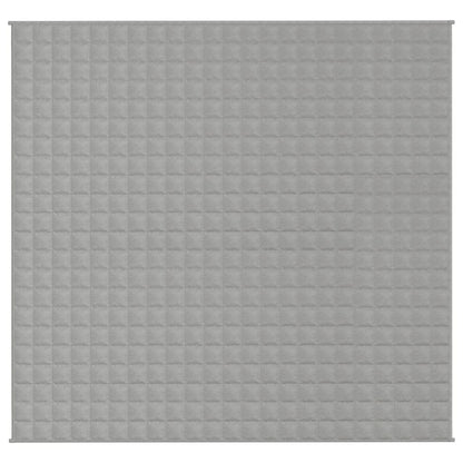 vidaXL Weighted Blanket Grey 220x230 cm King 11 kg Fabric 3