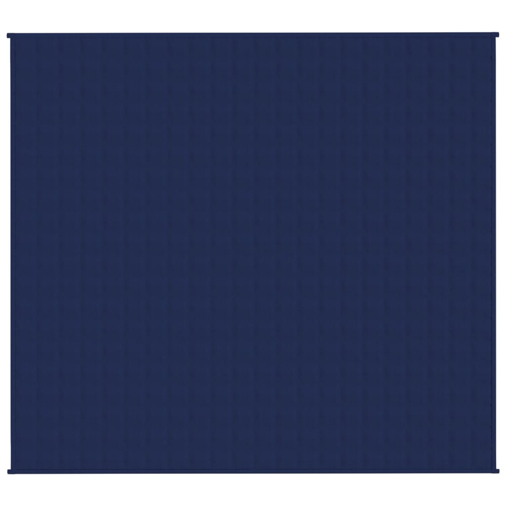 vidaXL Weighted Blanket Blue 200x230 cm 9 kg Fabric 3
