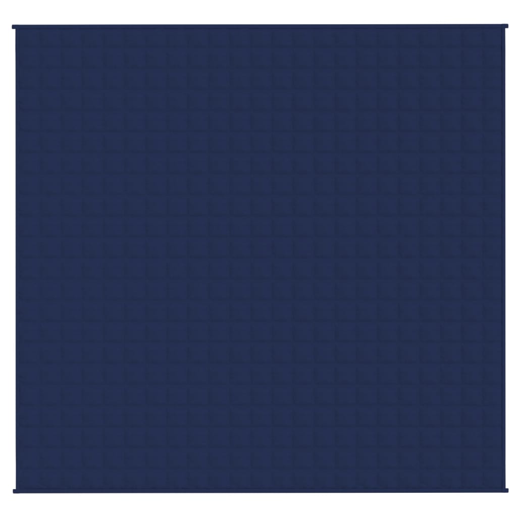 vidaXL Weighted Blanket Blue 220x230 cm King 15 kg Fabric 3