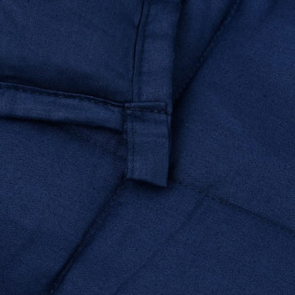 vidaXL Weighted Blanket Blue 220x230 cm King 15 kg Fabric 5
