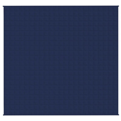 vidaXL Weighted Blanket Blue 220x240 cm King 15 kg Fabric 3