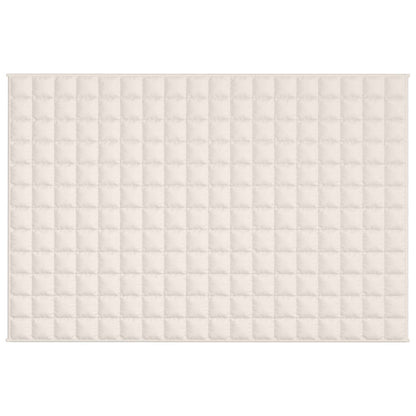 vidaXL Weighted Blanket Light Cream 122x183 cm 9 kg Fabric 3