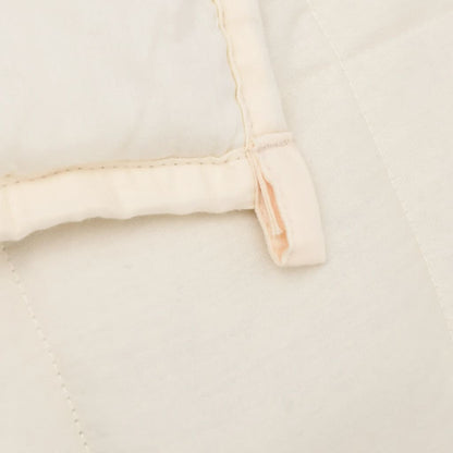 vidaXL Weighted Blanket Light Cream 152x203 cm 11 kg Fabric 5