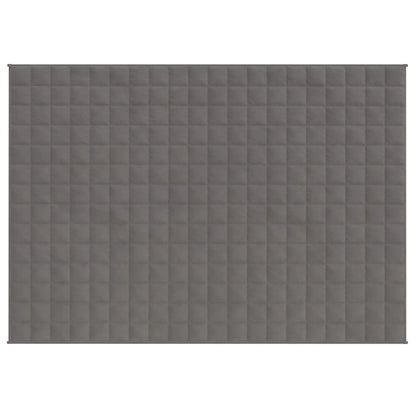 vidaXL Weighted Blanket Grey 152x203 cm 11 kg Fabric 3