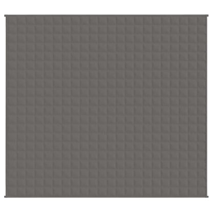 vidaXL Weighted Blanket Grey 200x220 cm 13 kg Fabric 3
