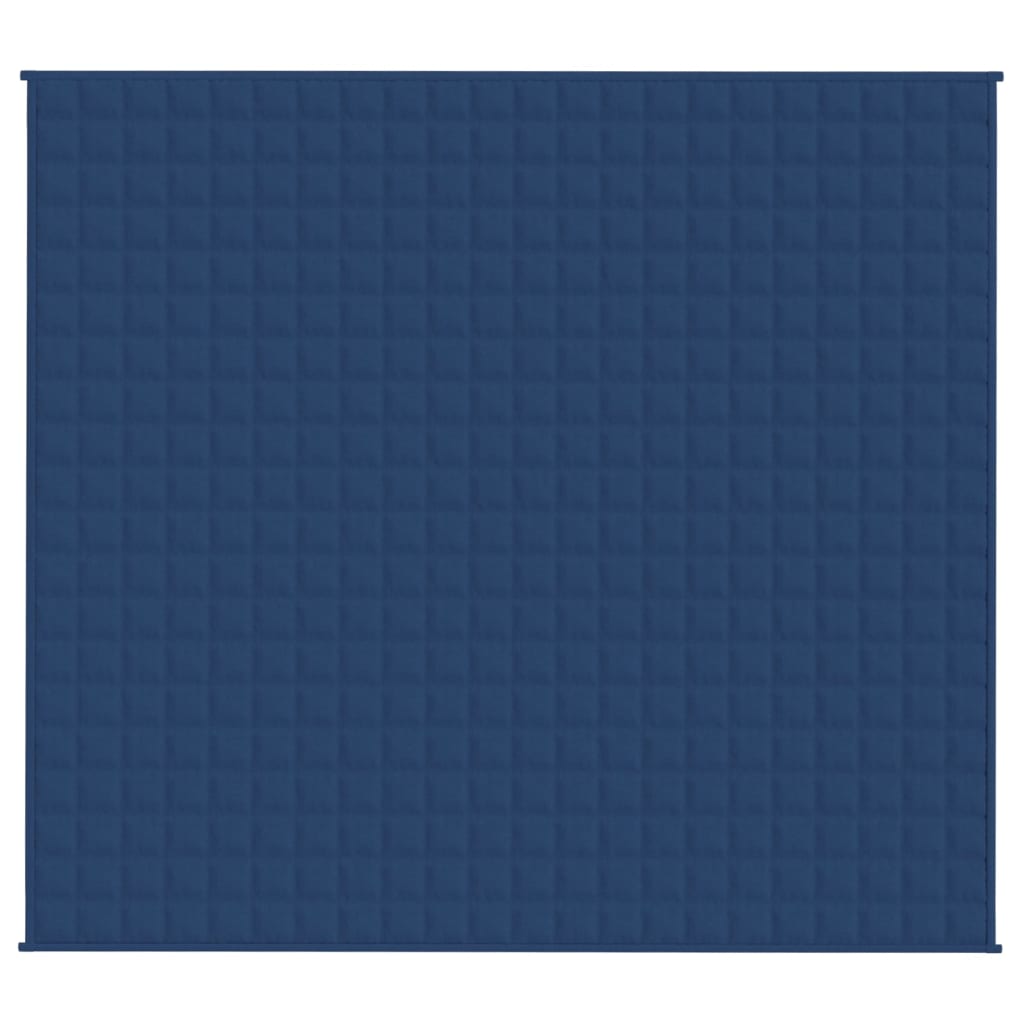 vidaXL Weighted Blanket Blue 200x230 cm 13 kg Fabric 3